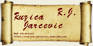 Ružica Jarčević vizit kartica